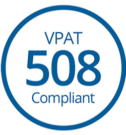 VPAT 508 Compliant logo